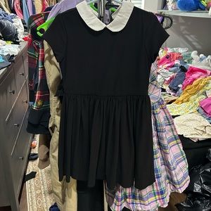 Girls polo Ralph dress size 5 black and white short sleeve